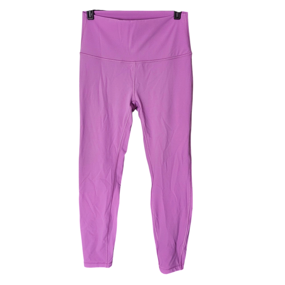 Lululemon Womens‎ Wunder Under High Rise Tight Size 6 Magenta Leggings 25 Inseam